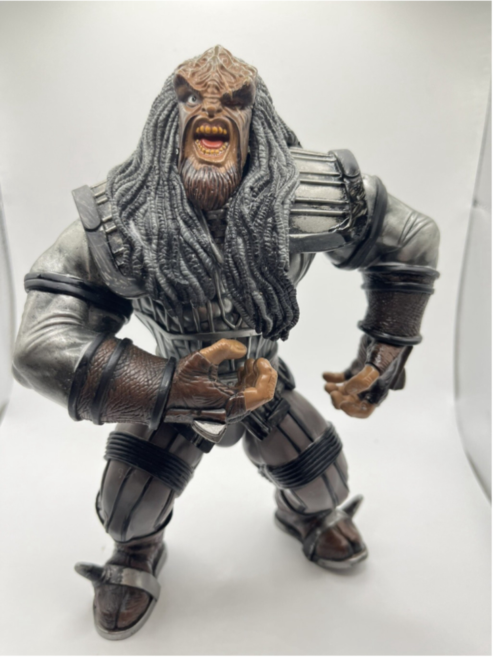 Star Trek Alien Combat Series Klingon Warrior Figure 1999 22cm High VINTAGE